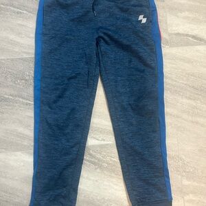 PlaceSport Kids Dark Blue Joggers with Dual Stripes